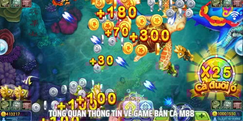 Game bắn cá m88 - Sự lựa chọn của nhiều người chơi cá cược hiện đại