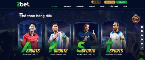 Giao diện của ZBet