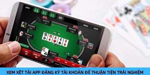 Có thể tải ứng dụng để quá trình đăng ký diễn ra dễ dàng hơn