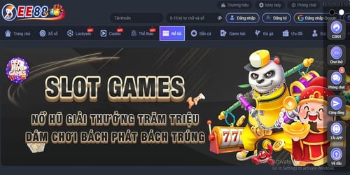 Tổng quan về trò chơi slot gây sốt tại nhà cái EE88