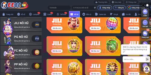 Ưu đãi khi tham gia slot game EE88